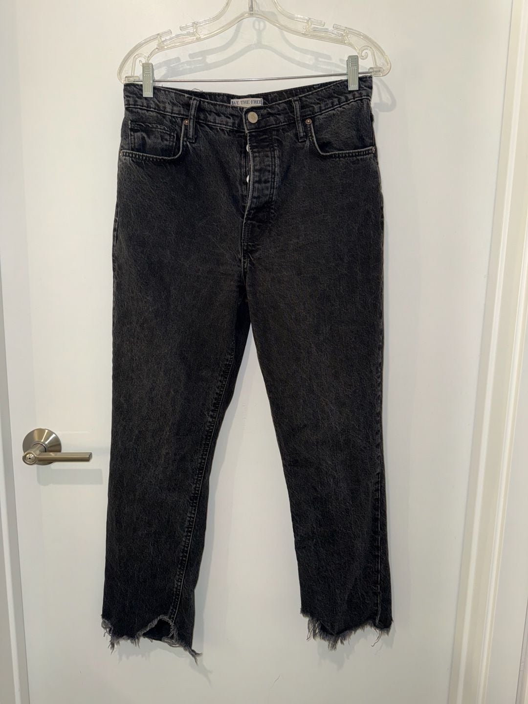 We The Free Tapered Baggy High Rise Boyfriend Fit Jeans Size 28